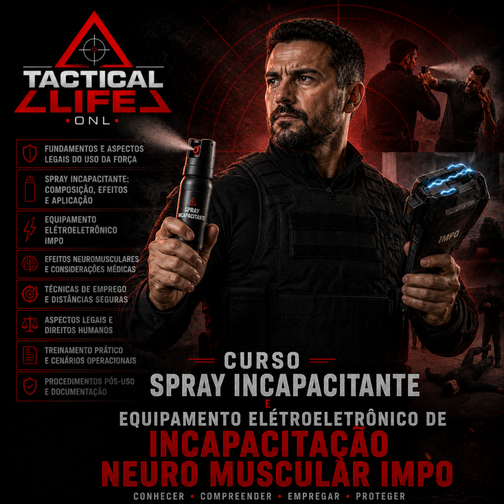 Curso-IMPO: Armas de Choque Elétrico e Spray Incapacitante