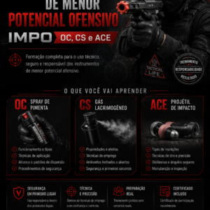 Curso-IMPO: Armas de Choque Elétrico e Spray Incapacitante